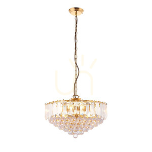 Endon Fargo Pendelleuchte, 6-flammig, E14, messingfarben, 46 cm small 10