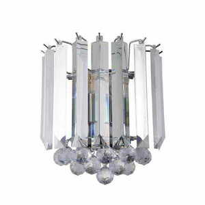 Verchromte Wandleuchte Endon FARGO FARGO-WBCH 2×E14 LED max. 7 W 28 cm small 1