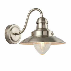 Wandleuchte Endon Mendip 60800 Nickel Stahl Glas E14 dimmbar small 2