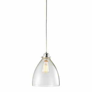 Glas-Lampenschirm Endon Elstow 60874 klar mit Chrom, 22 cm small 2