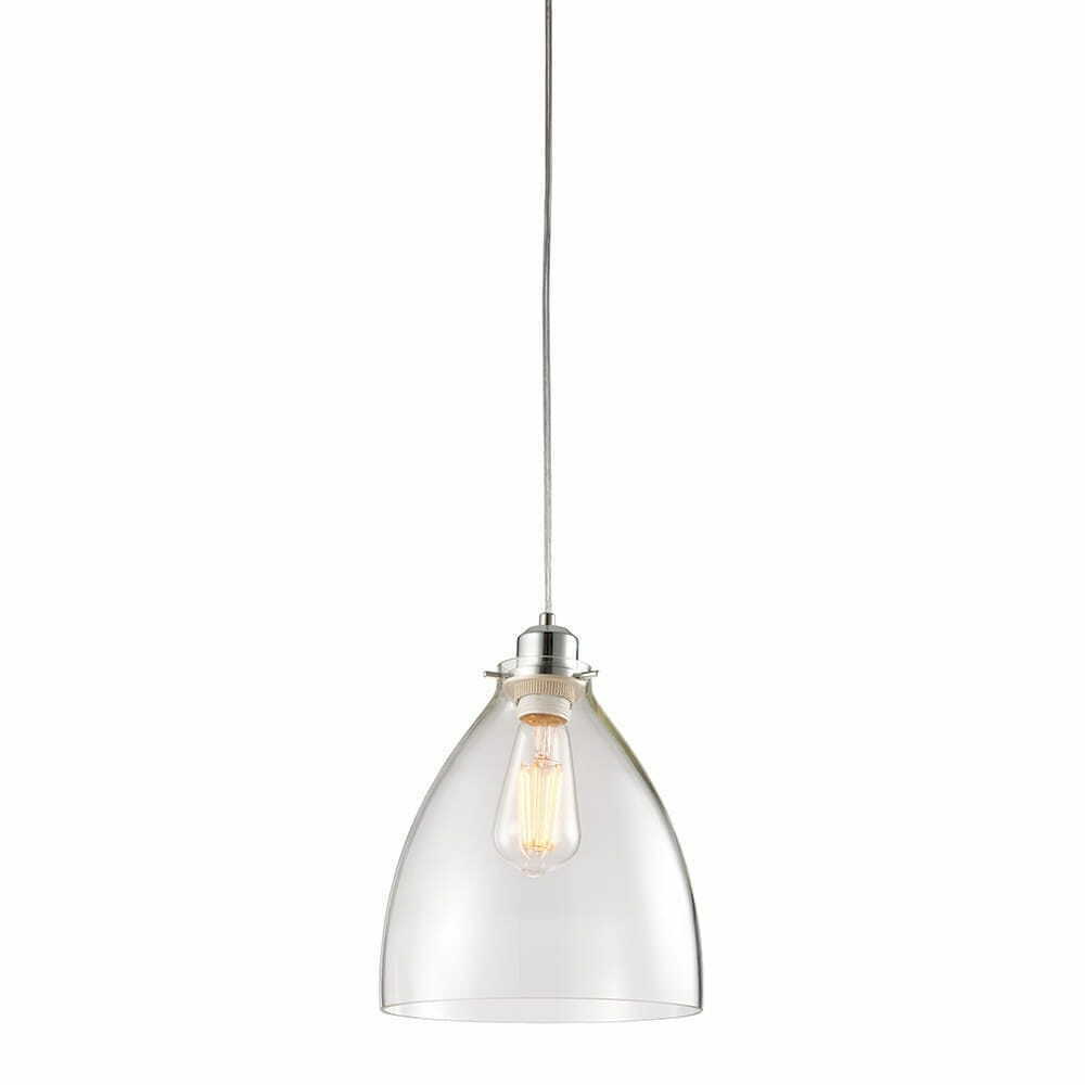 Endon Elstow lámpaernyő króm üveg 22 cm 60874