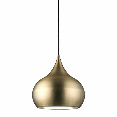 Prüfen Pendelleuchte Endon Brosnan 61299 Messing LED 30 cm dimmbar