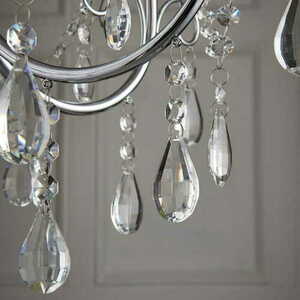 Pendelleuchte Endon Tabitha Chrom Kristall 5-flammig 61384 small 5