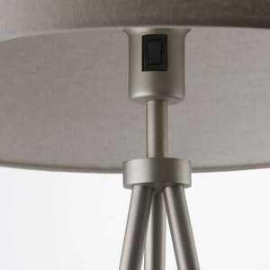 Stehlampe Endon Tri grau Stoff E27 152,5 cm 66987 small 2