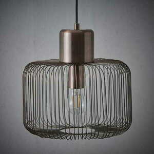Pendelleuchte Endon Nicola Kupfer Stahl E27 30 cm 68986 small 3