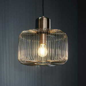 Pendelleuchte Endon Nicola Kupfer Stahl E27 30 cm 68986 small 6