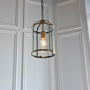Pendelleuchte Endon Lambeth 69454, Antikmessing und klares Glas, 20 cm, E27 small 10