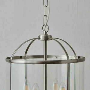 Pendelleuchte Endon Lambeth Nickel Glas 4-flammig E14 70324 small 2