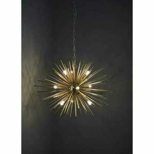 Pendelleuchte Endon Orta 9-flammig Messing LED dimmbar Ø62 cm G9 small 1