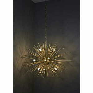 Pendelleuchte Endon Orta 9-flammig Messing LED dimmbar Ø62 cm G9 small 3