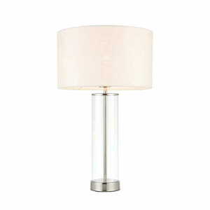 Stehleuchte Endon Lessina 70600 Weiß Silber Stoff E27 57 cm small 0