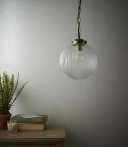 Pendelleuchte Endon Brydon 71123 Messing Glas Ø25 cm E27 dimmbar small 2