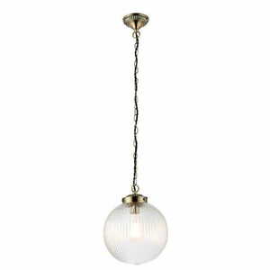 Pendelleuchte Endon Brydon 71123 Messing Glas Ø25 cm E27 dimmbar small 0