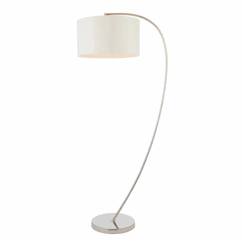Lampă de podea Endon Josephine alb crom E27 152 cm 72388