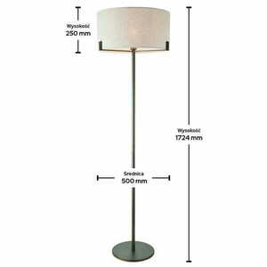 Stehleuchte Endon Hayfield 72634 Beige Stoff E27 172,5 cm small 1