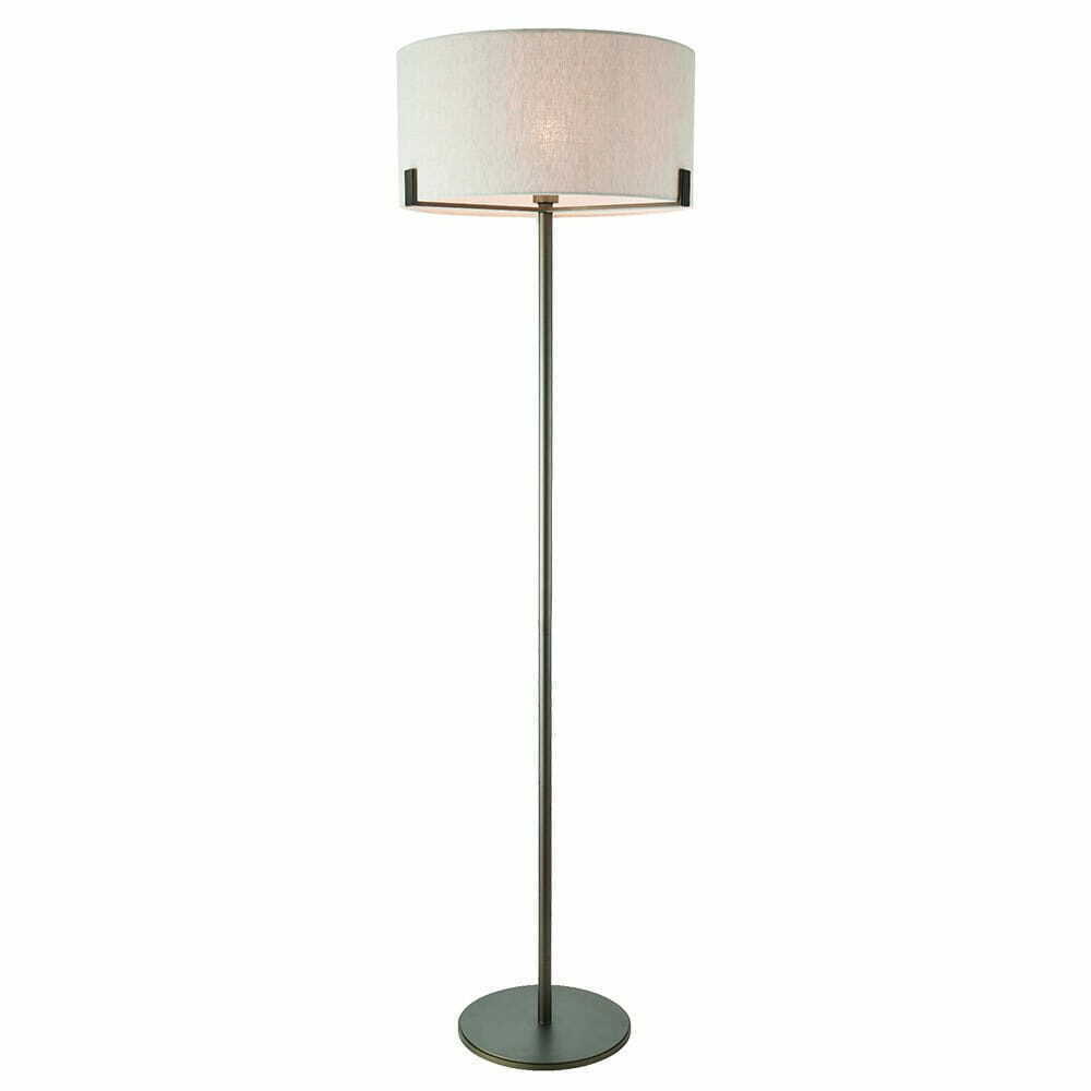 Endon Hayfield Beige Fabric Floor Lamp 172.5cm E27 72634
