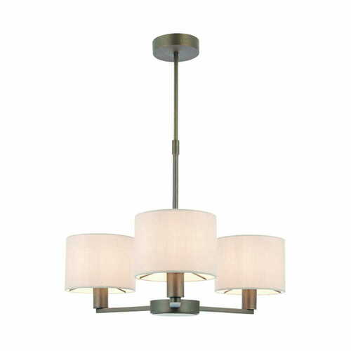 Prüfen Pendelleuchte Endon Daley 73016 3-flammig E14 dunkle Antikbronze