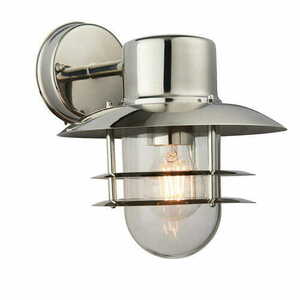 Außenwandleuchte Endon Jenson 74703 Edelstahl Silber IP44 E27 small 0