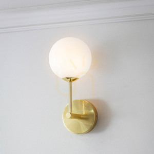 Endon Otto 75960 Wandleuchte, Messing gebürstet und Opalglas, G9 small 5