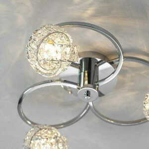 Deckenleuchte Endon Talia 3-flammig Chrom Glas Dimmbar 46 cm 76285 small 3
