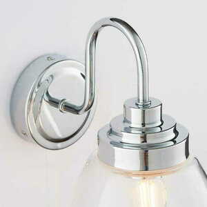 Wandleuchte Endon Hampton Chrom Glas IP44 E14 76304 small 2
