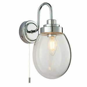 Wandleuchte Endon Hampton Chrom Glas IP44 E14 76304 small 0