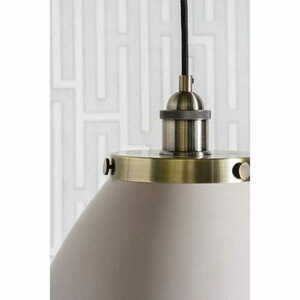 Pendelleuchte Endon Franklin 76327 Messing Grau Moosgrün Stahl E27 dimmbar small 2
