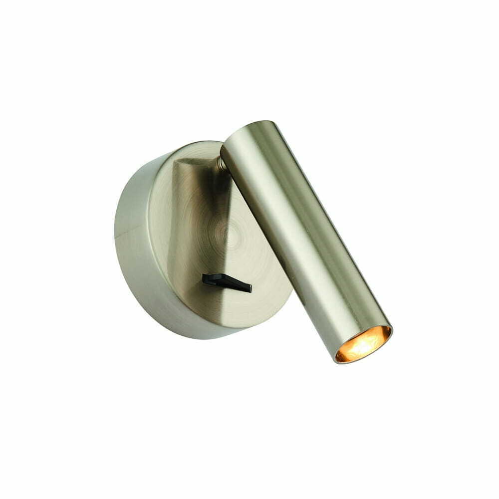 Aplica perete LED Endon Staten argintie aluminiu 6W 3000K 560lm 76343