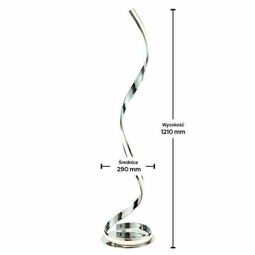 Prüfen Stehleuchte Endon Aria LED Chrom Weiß 23W 3000K 76395