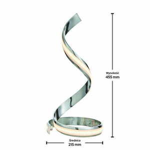 Stehleuchte Endon Aria Chrom Weiß LED 18W 3000K 76412 small 1