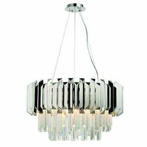 Pendelleuchte Endon Valetta 6-flammig Chrom Kristall Dimmbar 76430 small 1