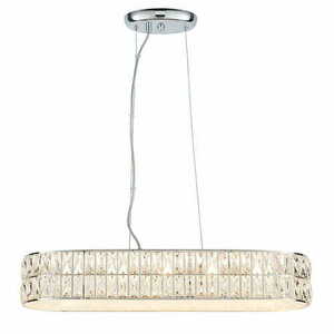 Pendelleuchte Endon Verina 76514 Chrom Kristall LED dimmbar small 0