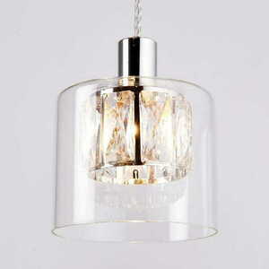 Pendelleuchte Endon Verina 76518 Chrom Glas 12-flammig LED dimmbar small 2