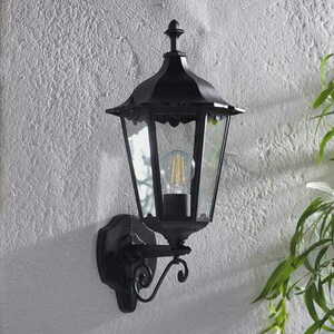 Außenwandleuchte Endon Burford Schwarz Aluminium Glas IP44 E27 76546 small 3