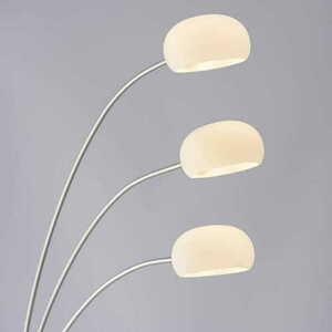 Stehleuchte Endon Jaspa 3-flammig LED Silber Nickel Weiß 76567 small 3