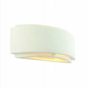 Wandleuchte Endon Gianna LED dimmbar weiß Ziegelstein Stahl 76570 small 2