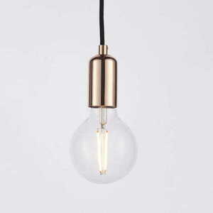 Endon Studio 76580 Pendelleuchte kupferfarben/schwarz, 6-flammig E27 small 1