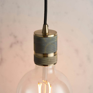 Pendelleuchte Endon Urban 76587 E27, Antikmessing small 5