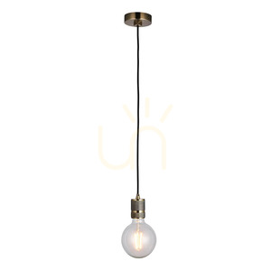 Pendelleuchte Endon Urban 76587 E27, Antikmessing small 7
