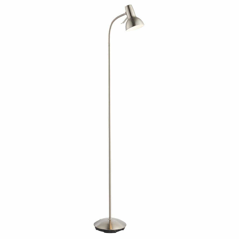 Endon Amalfi Silver Steel GU10 Floor Lamp 76606