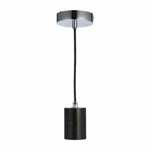 Pendelleuchte Endon Otto 76608 Schwarz Chrom Marmor E27 Dimmbar Vintage small 0