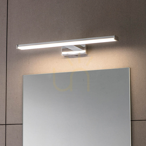 Prüfen Endon Axis LED-Bad-Wandleuchte 76658, Chromoptik, mattiert, 40 cm