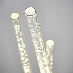 Stehleuchte Endon Glacier 76731 LED 3-flammig Silber Acryl Edelstahl small 3