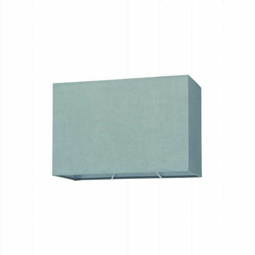Prüfen Lampenschirm Rectangular grau Stoff 27 cm Endon 77476