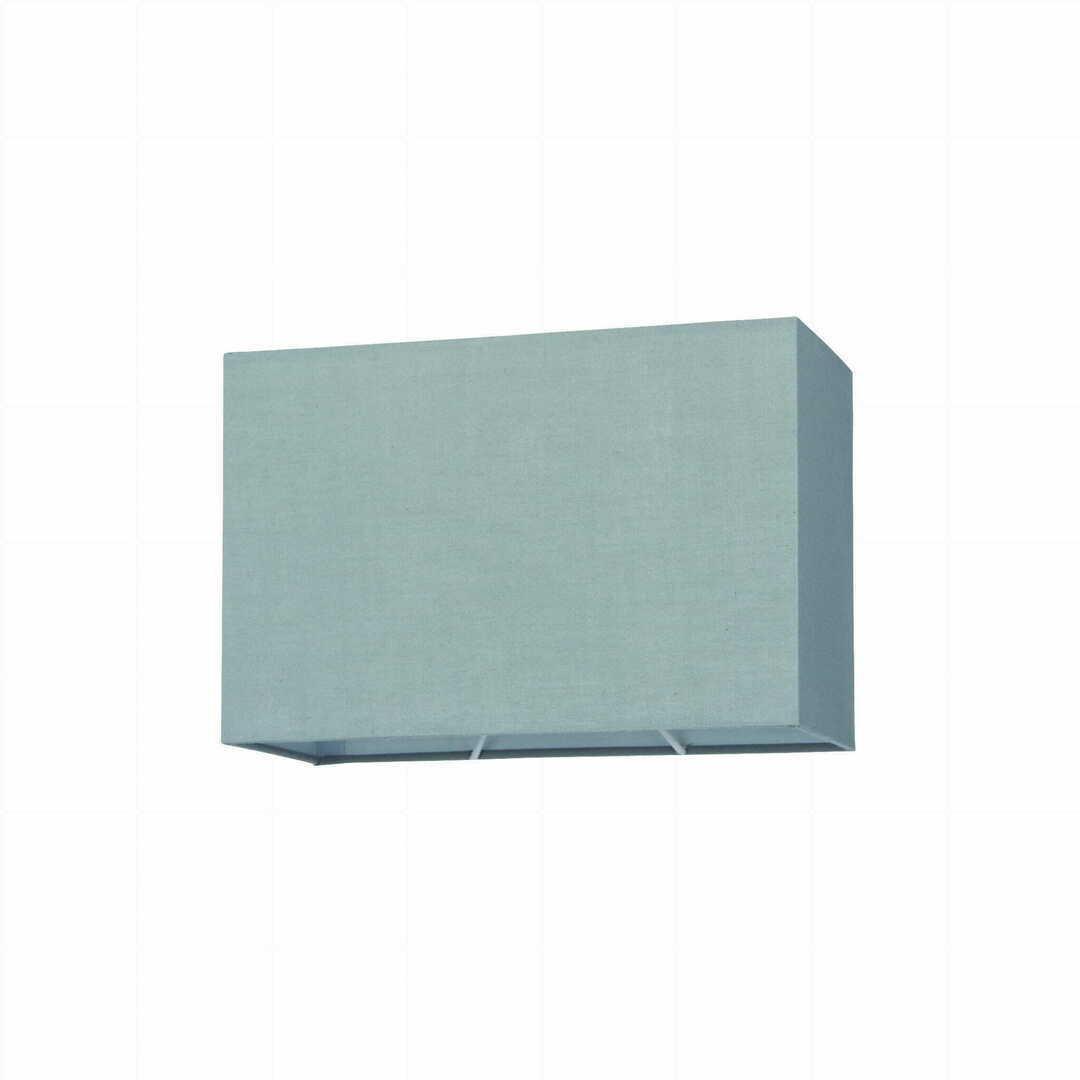 Lampskärm Endon Rectangular grå tyg 27x17 cm SKU 77476