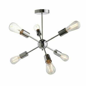Deckenleuchte Endon Rubens Chrom 6-flammig E27 LED dimmbar 41 cm 79469 small 4