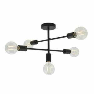 Deckenleuchte Endon Studio 79502 schwarz 5-flammig Stahl E27 dimmbar small 4