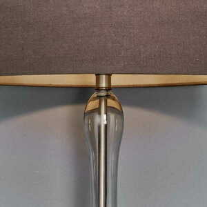 Stehleuchte Endon Caia 79835 Stoffschirm grau E27 62 cm small 2