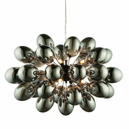Prüfen Pendelleuchte Endon Infinity schwarz 8-flammig G9 LED dimmbar 80124