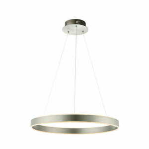 Pendelleuchte Endon LED Silber 60 cm 42W dimmbar 3000K Stahl Acryl Gen 80572 small 2